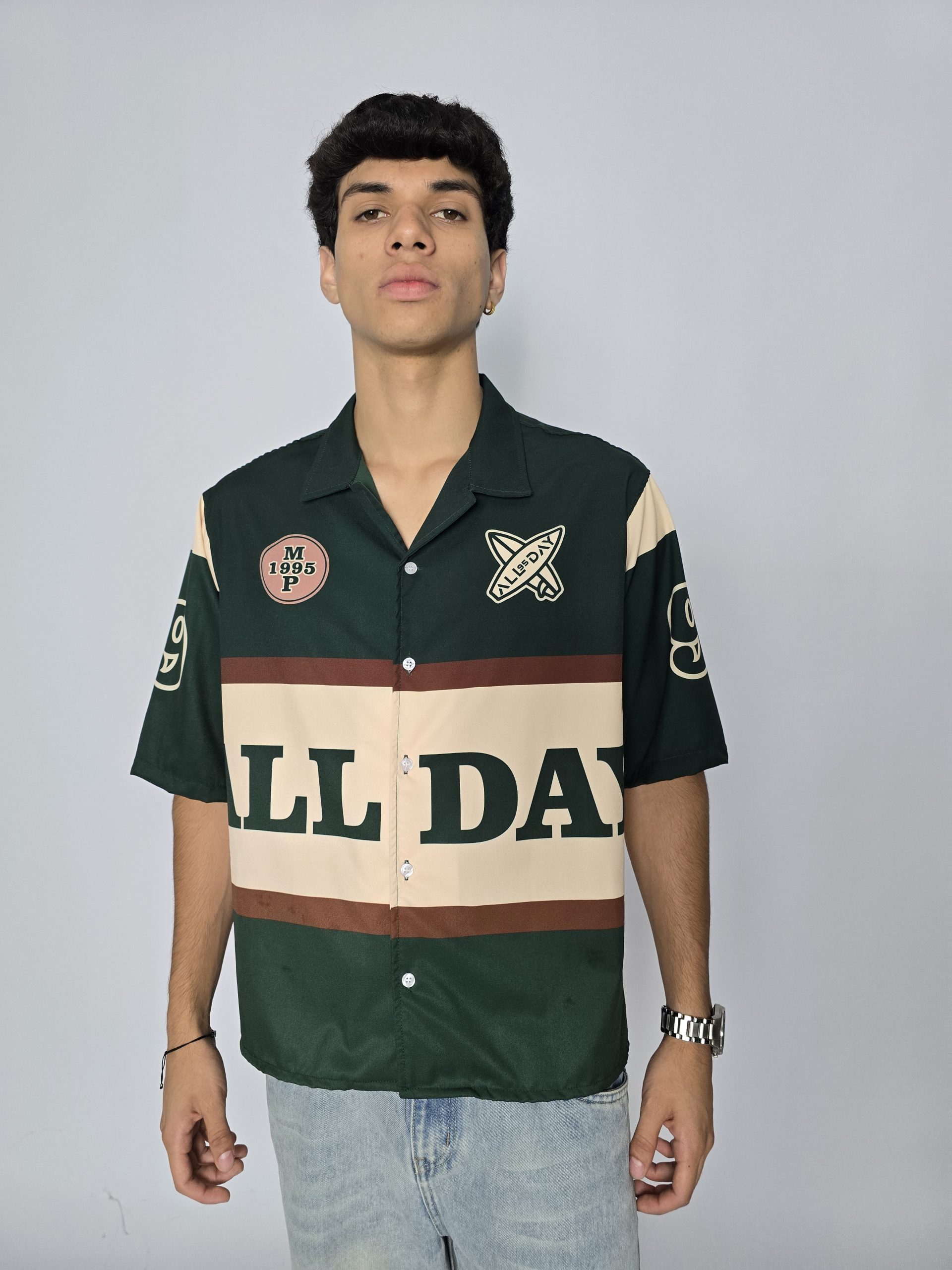 CAMISAS VERDE ALL DAY CLASICA