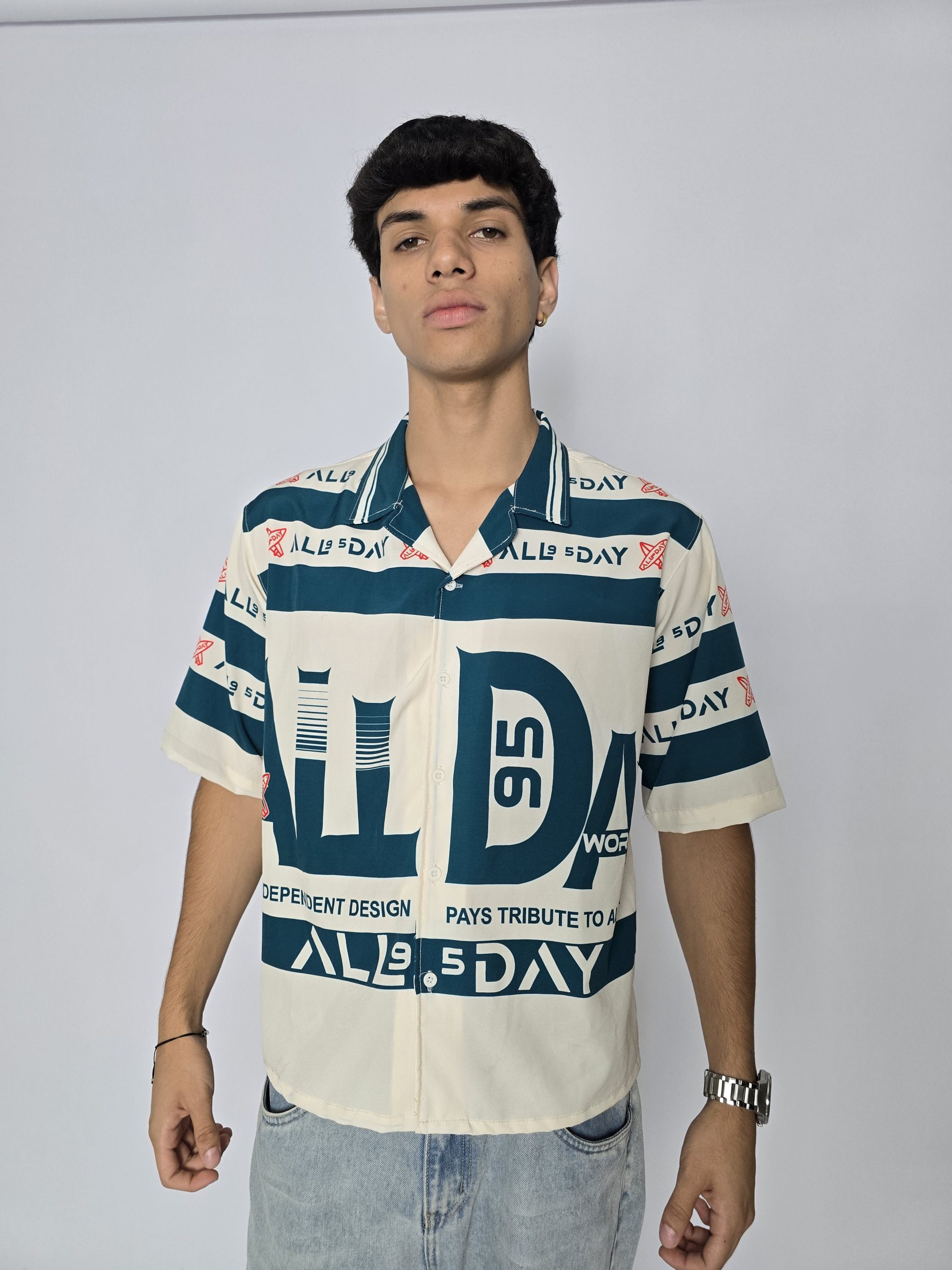 Camisa crema All Day 95