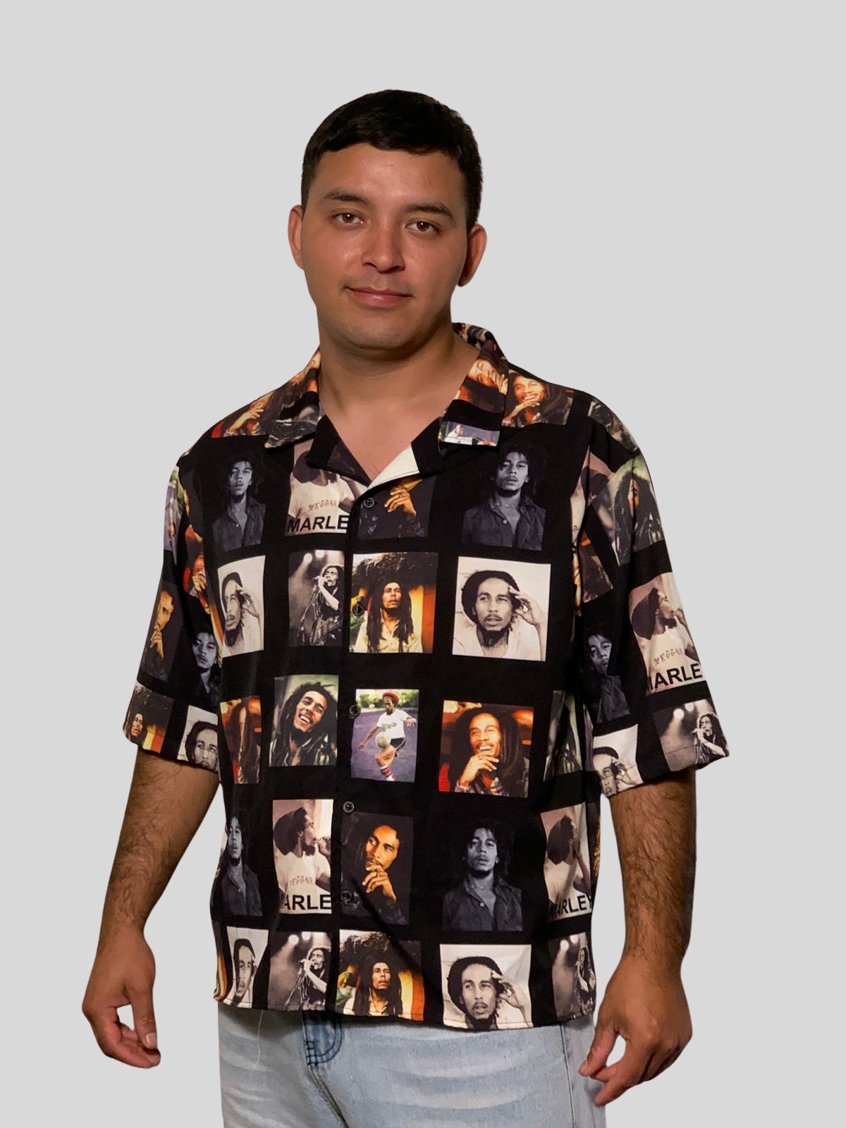 Camisa Black Bob Marley