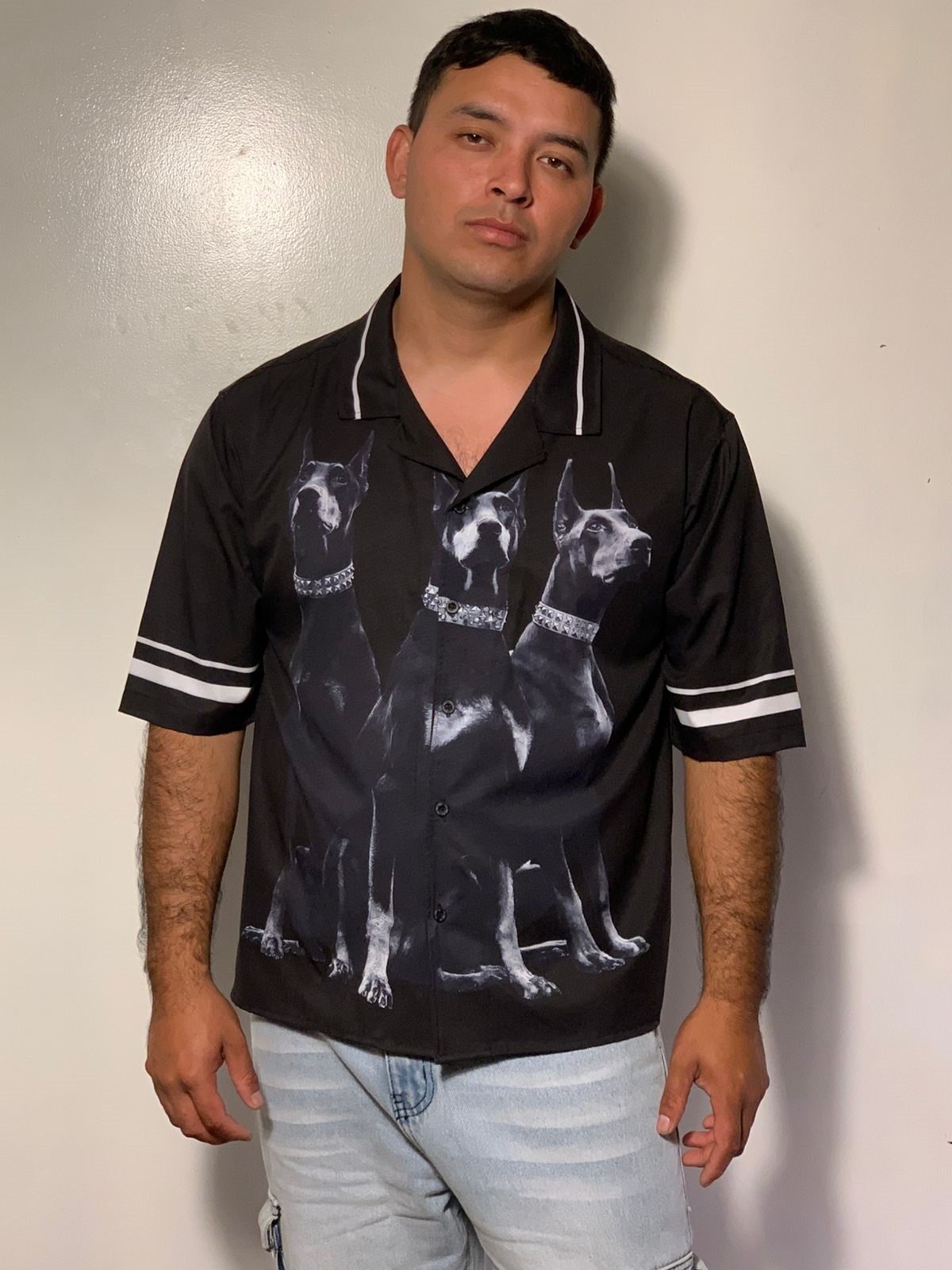 Camisa Doverman negro