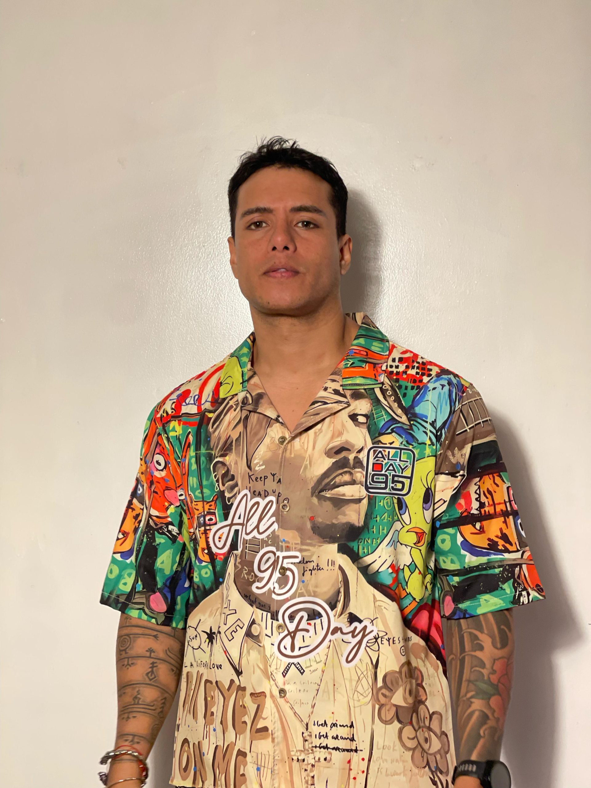 Camisa Tupac Psicodélico
