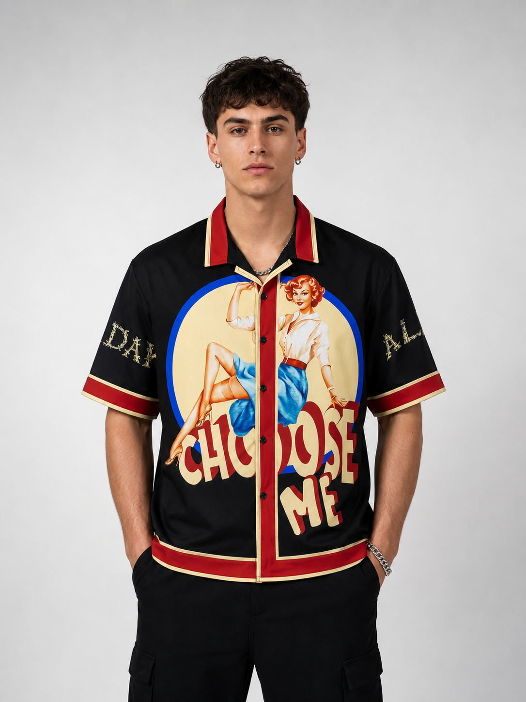 Camisa Vintage Pin-Up