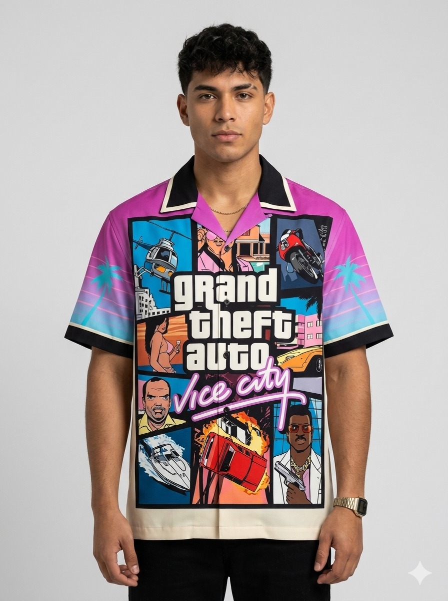 Camisa Vice City Sunset
